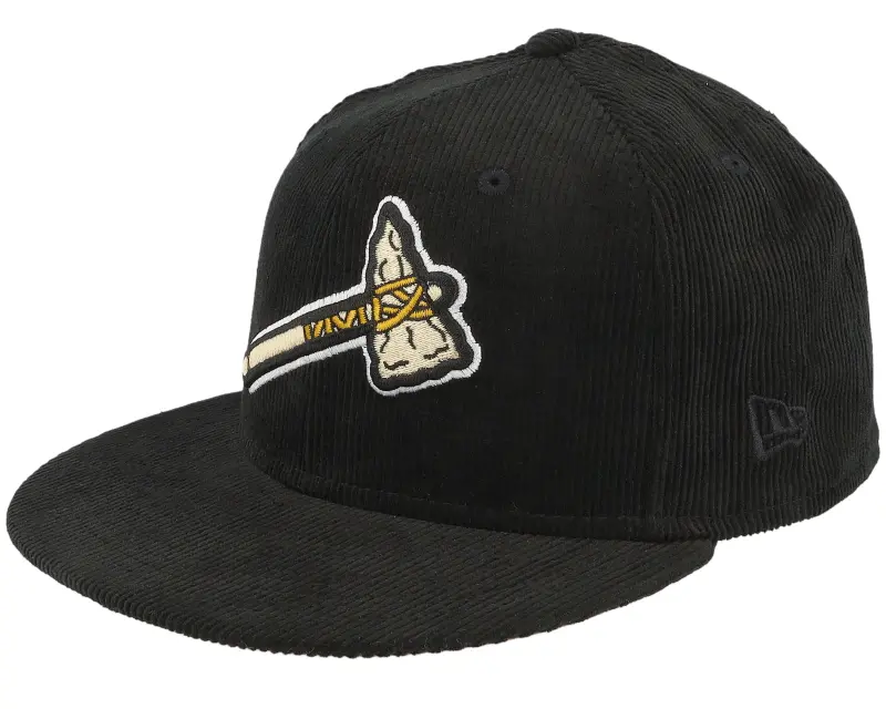 New Era Atlanta Braves Caramel Cord 59FIFTY Black Fitted online