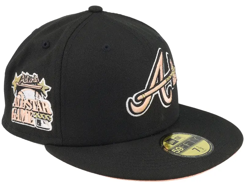 New Era Atlanta Braves Echo 59FIFTY Black/Peach Fitted online