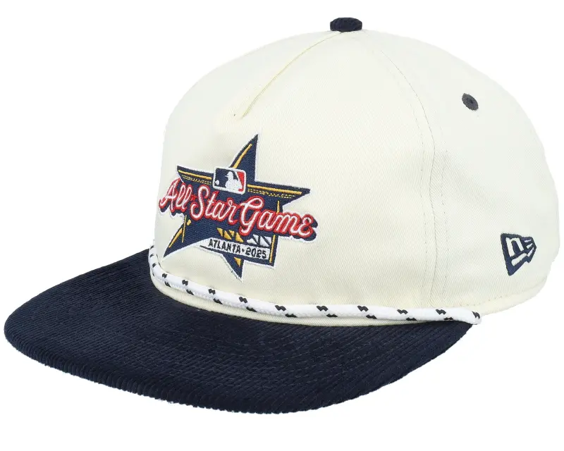 New Era Atlanta Braves Golfer Corduroy G1 MLB Chrome/Navy Snapback online
