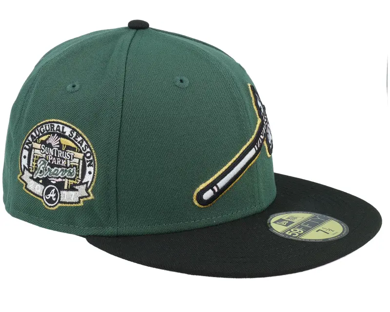 New Era Atlanta Braves Greenland 59FIFTY Inaugural Season Cilantro/Black Fitted online