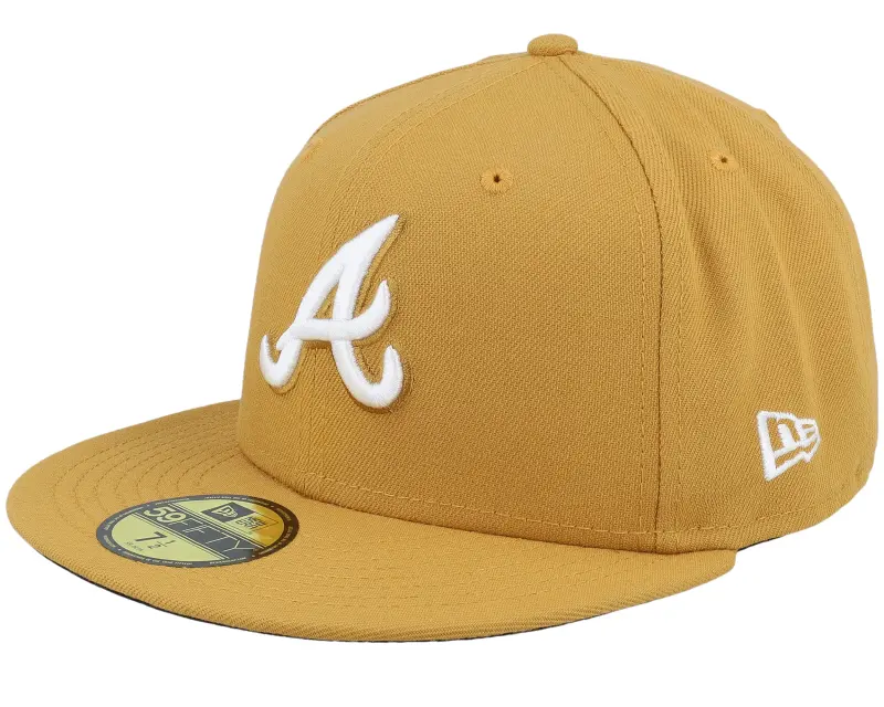 New Era Atlanta Braves Lemon Cheesecake 59FIFTY World Series 2021 Tan Fitted online