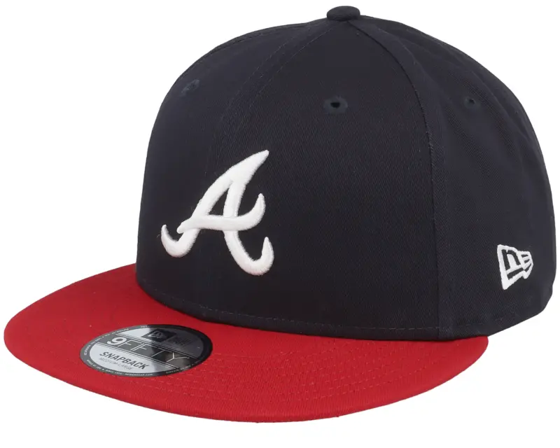 New Era Atlanta Braves MLB 9FIFTY Navy/Red Snapback online