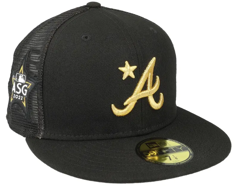 New Era Atlanta Braves MLB All Star Game 59FIFTY Black Mesh Fitted online