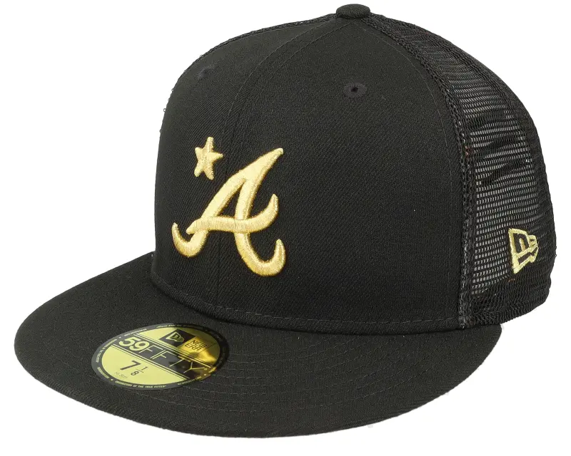 New Era Atlanta Braves MLB All Star Game 59FIFTY Black Mesh Fitted online
