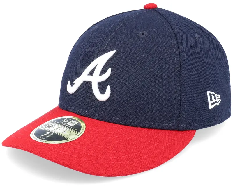 New Era Atlanta Braves MLB Low Profile 59Fifty Authentic Navy/Red online