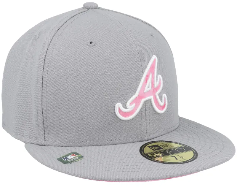 New Era Atlanta Braves MLB22 Mothers Day 59FIFTY Grey Fitted online