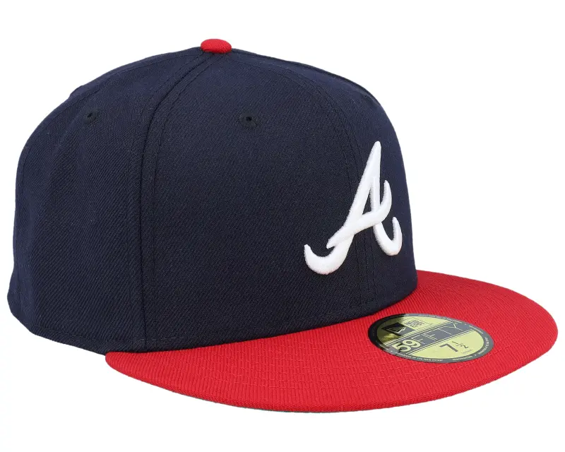 New Era Atlanta Braves Pair Of Aces 59FIFTY Navy/Scarlet Fitted online