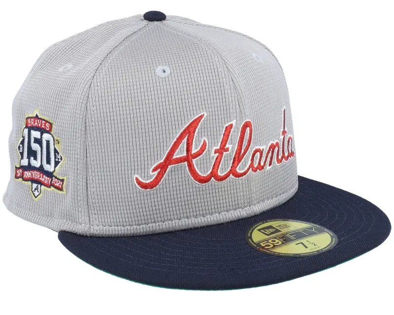 New Era Atlanta Braves Pivot Mesh Crown Grey/Navy Fitted online