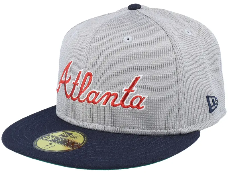 New Era Atlanta Braves Pivot Mesh Crown Grey/Navy Fitted online