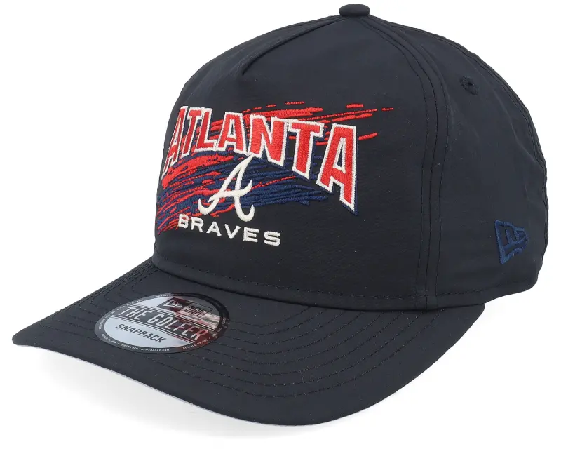 New Era Atlanta Braves Throwback Brush Black Strapback online