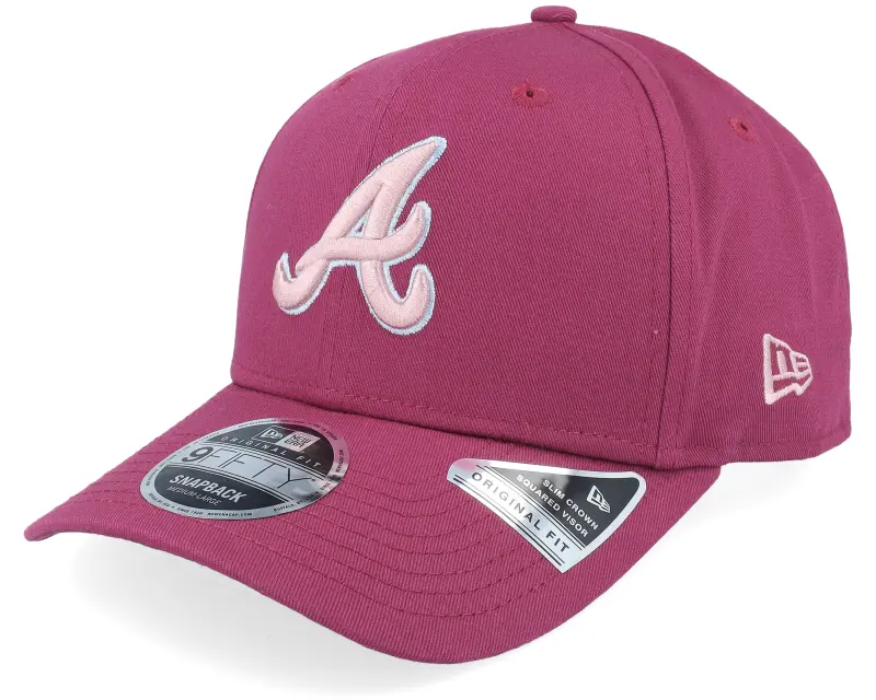New Era Atlanta Braves World Series 1995 9FIFTY Dark Red Pre Curved A-Frame Adjustable online