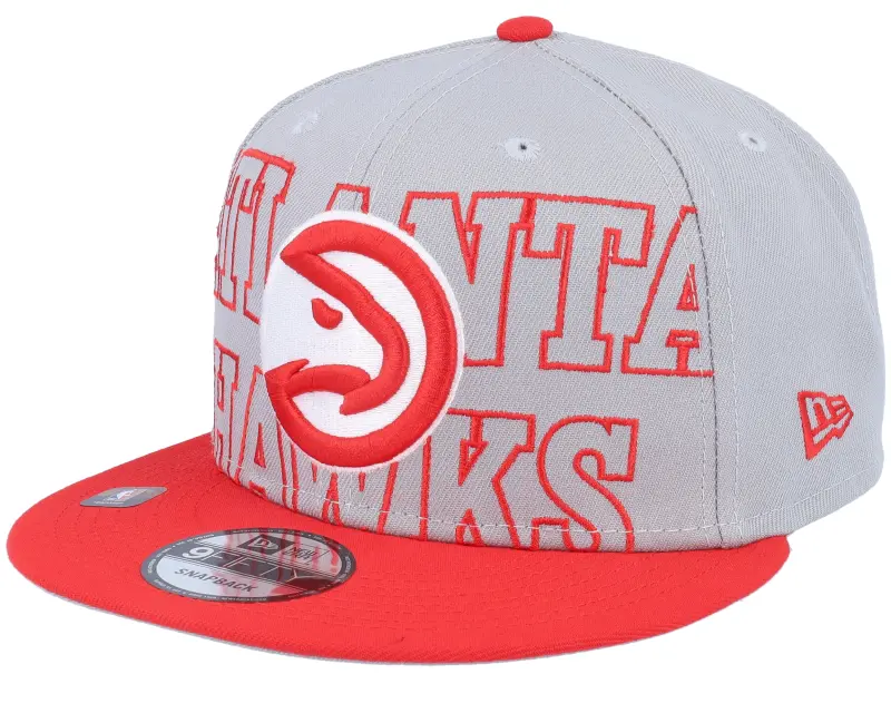 New Era Atlanta Hawks 2023 NBA Draft 9FIFTY Grey/Red Snapback online