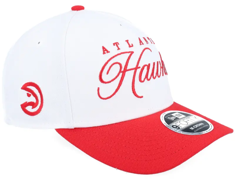 New Era Atlanta Hawks NBA Draft 9FORTY M-Crown White/Red A-Frame Adjustable online