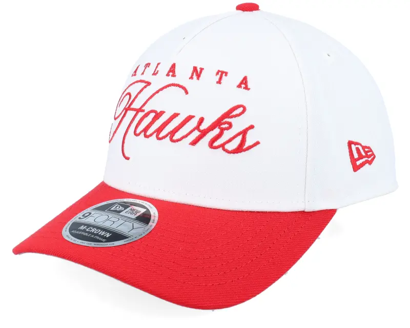 New Era Atlanta Hawks NBA Draft 9FORTY M-Crown White/Red A-Frame Adjustable online