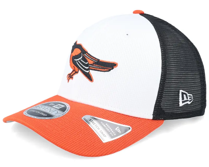 New Era Baltimore Orioles MLB Batting Practice 9SEVENTY White/Black/Orange Trucker online
