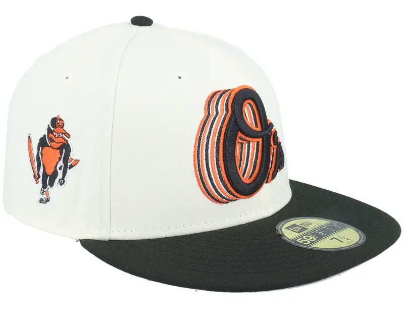 New Era Baltimore Orioles Onyx Mandarin 59FIFTY 30 Chrome/Black Fitted online