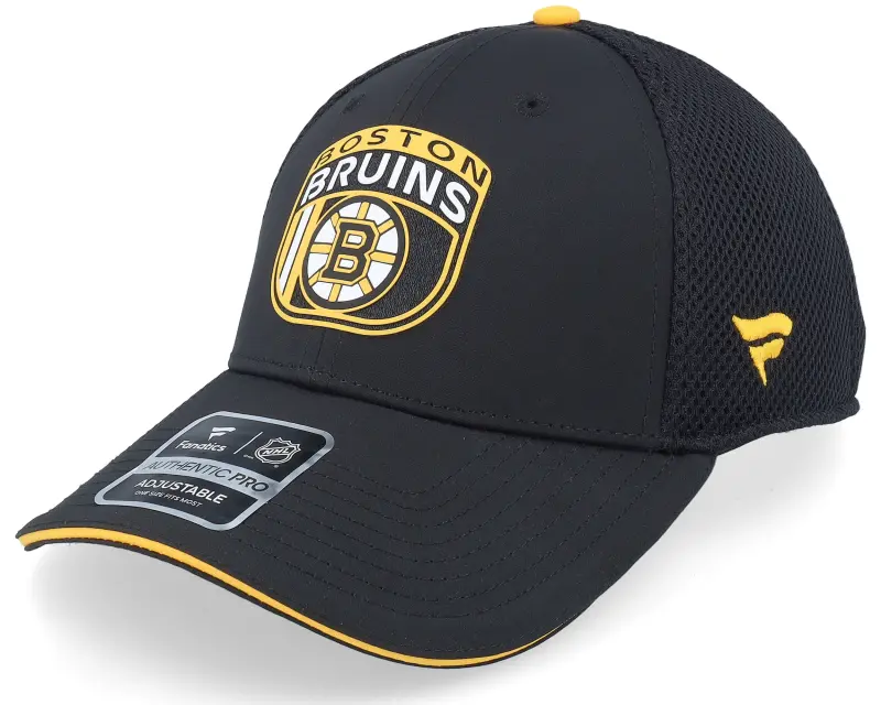 New Era Boston Bruins Authentic Pro Draft Black/Yellow Gold Trucker online