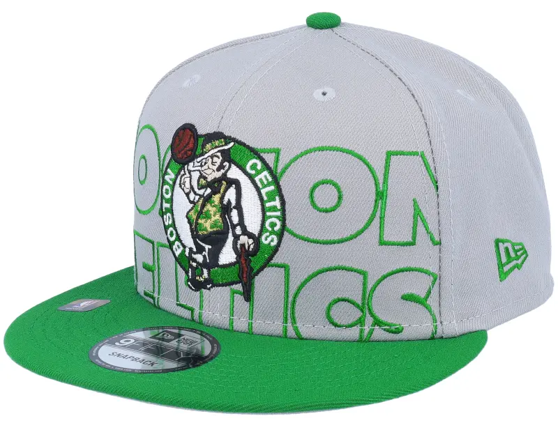 New Era Boston Celtics 2023 NBA Draft 9FIFTY Grey/Green Snapback online