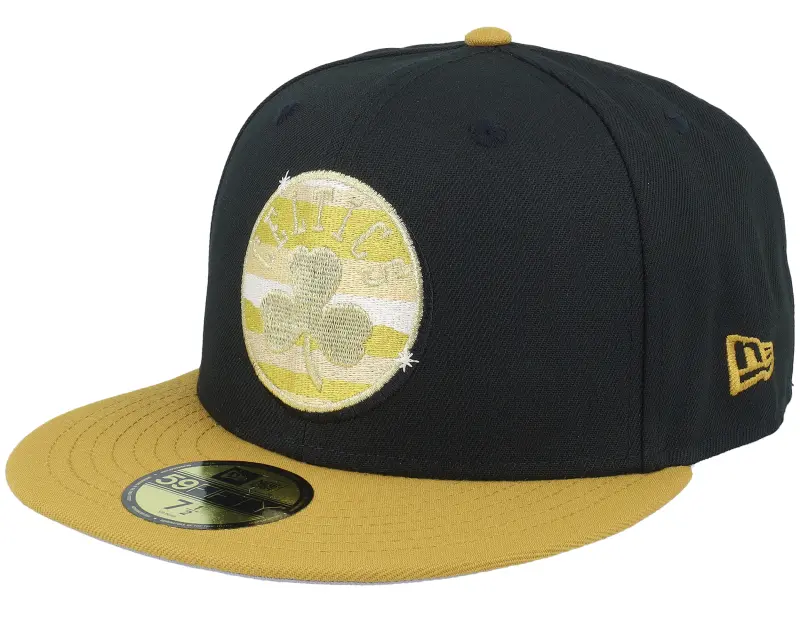 New Era Boston Celtics 59FIFTY Day Black/Gold Yellow Fitted online