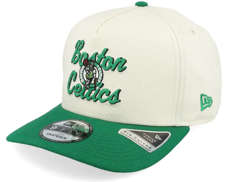 New Era Boston Celtics 9FORTY Chainstitch Chrome/Green Adjustable online