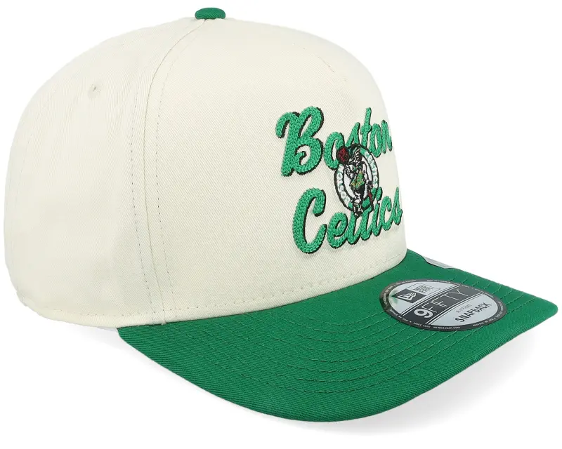 New Era Boston Celtics 9FORTY Chainstitch Chrome/Green Adjustable online