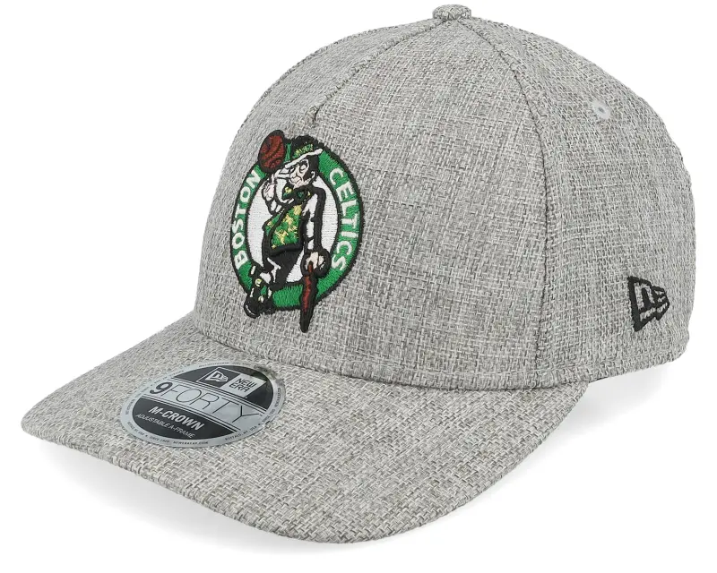 New Era Boston Celtics 9FORTY M-Crown Cotton Weave Gray A-Frame Adjustable online