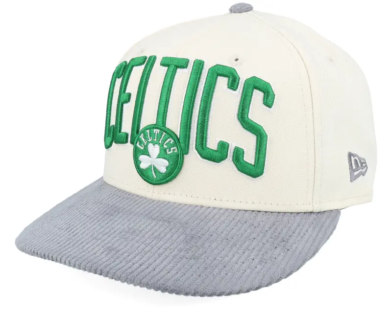 New Era Boston Celtics Corduroy Visor 9FIFTY Pc Chrome/Light Grey Snapback online