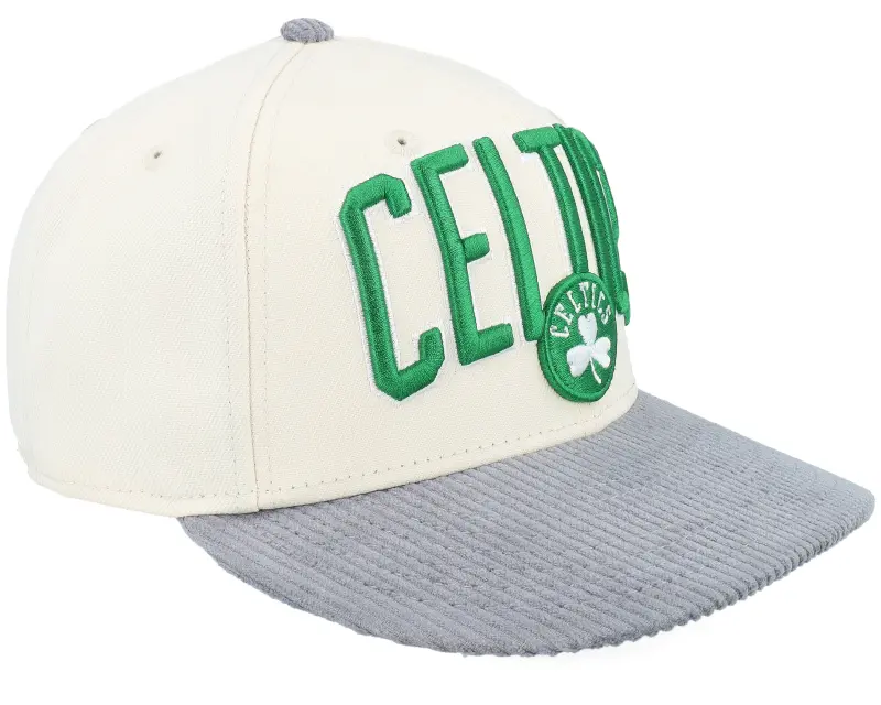 New Era Boston Celtics Corduroy Visor 9FIFTY Pc Chrome/Light Grey Snapback online
