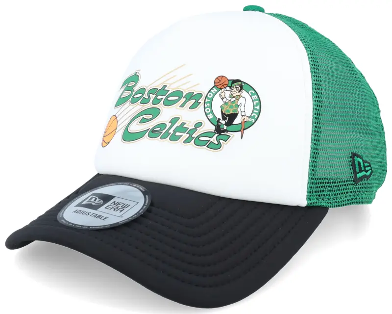 New Era Boston Celtics NBA Graphic White/Black/Green Trucker online