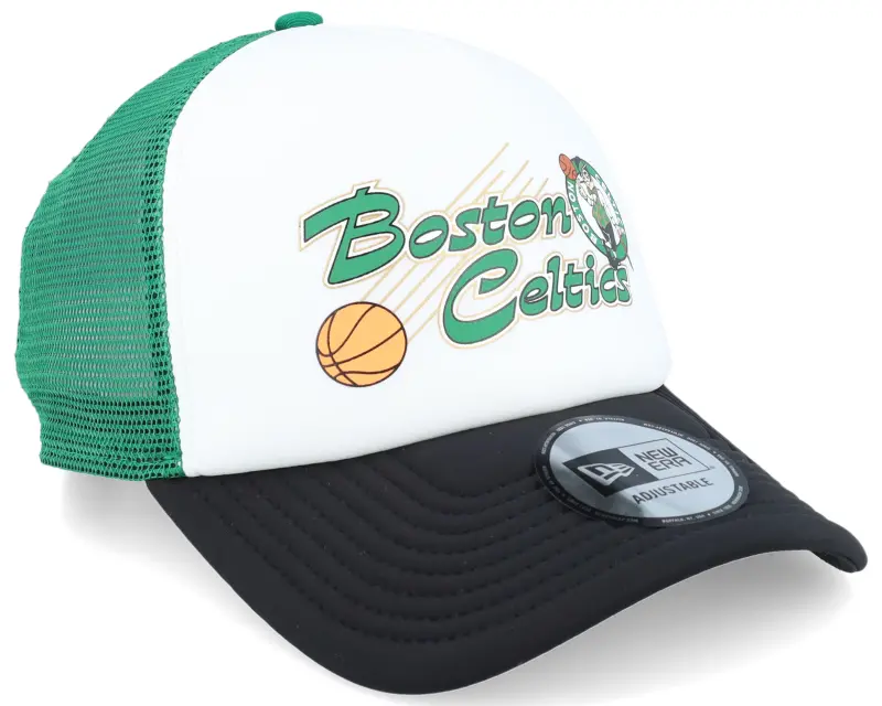 New Era Boston Celtics NBA Graphic White/Black/Green Trucker online