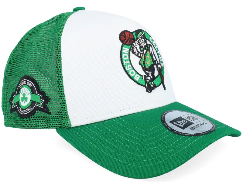 New Era Boston Celtics NBA Side Patch A-frame Trucker online