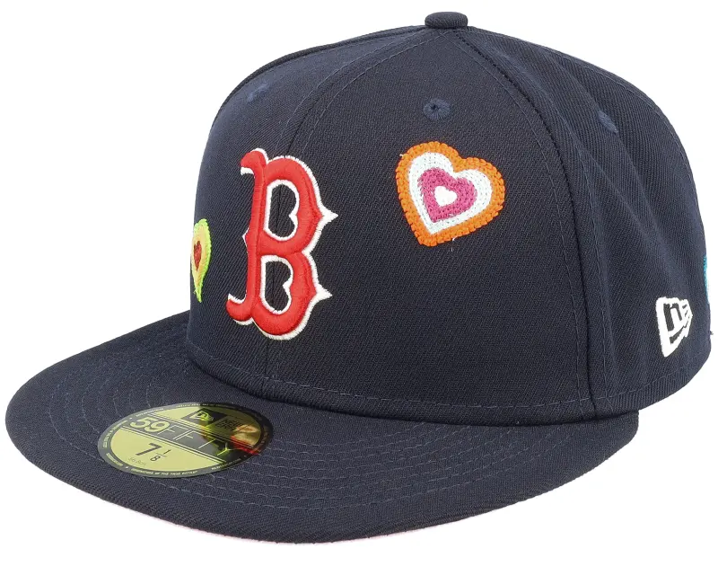 New Era Boston Red Sox 59FIFTY Chainstitchheart Navy Fitted online