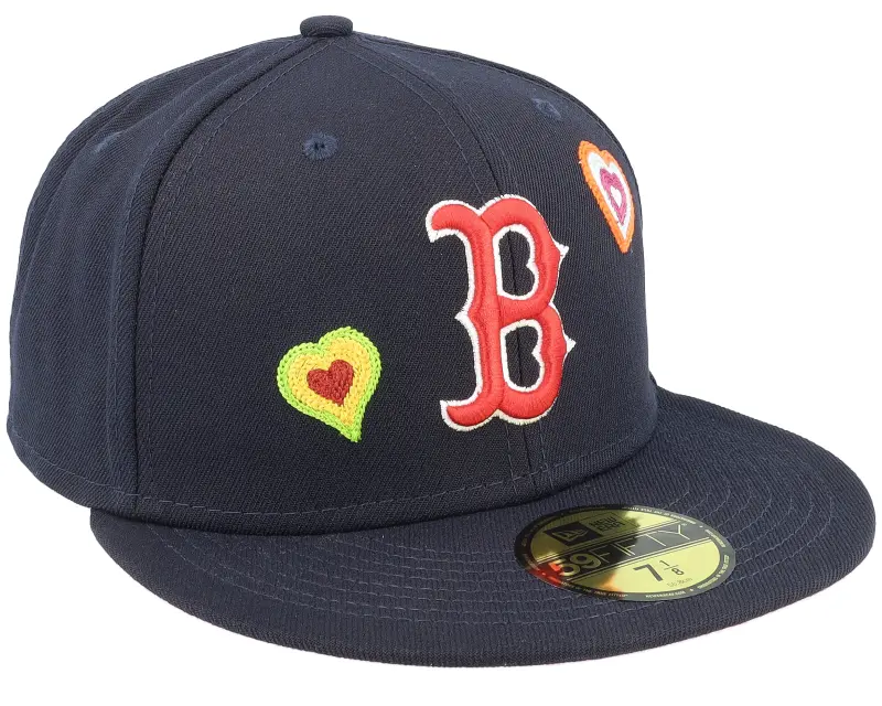 New Era Boston Red Sox 59FIFTY Chainstitchheart Navy Fitted online