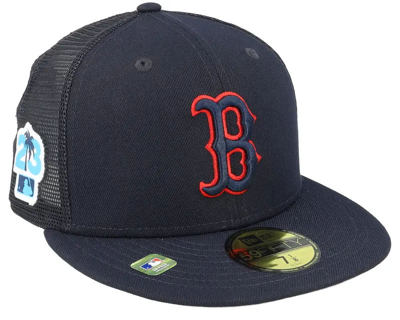 New Era Boston Red Sox 59FIFTY MLB Spring Training 23 Navy Mesh Fitted online