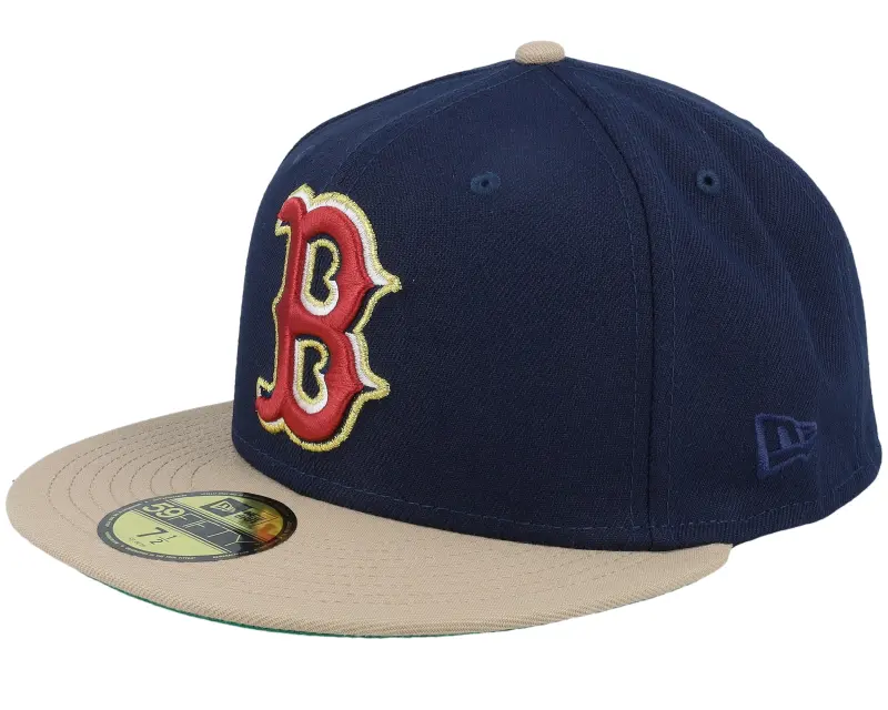 New Era Boston Red Sox Chime Pack 59FIFTY 18 World Series Navy/Camel Fitted online