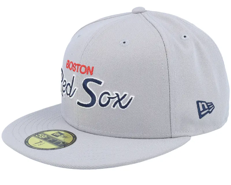 New Era Boston Red Sox Coral 59FIFTY Script Grey Fitted online