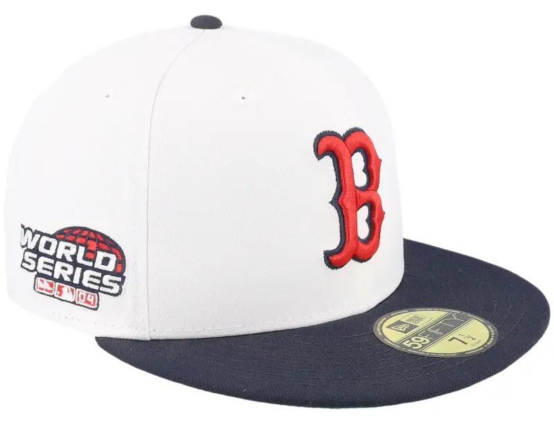 New Era Boston Red Sox Launch 59FIFTY White/Navy Fitted online