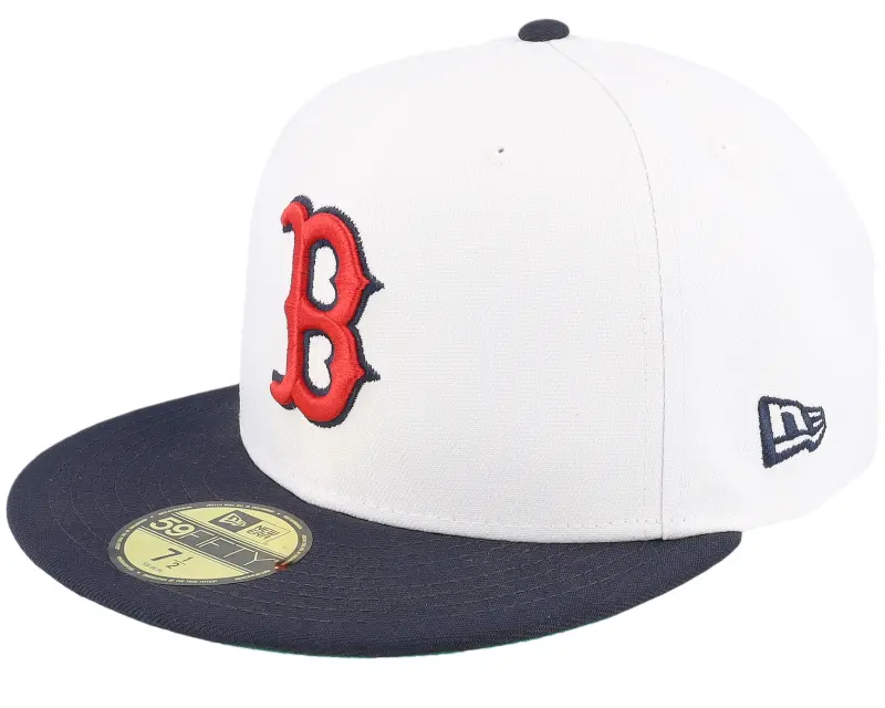 New Era Boston Red Sox Launch 59FIFTY White/Navy Fitted online