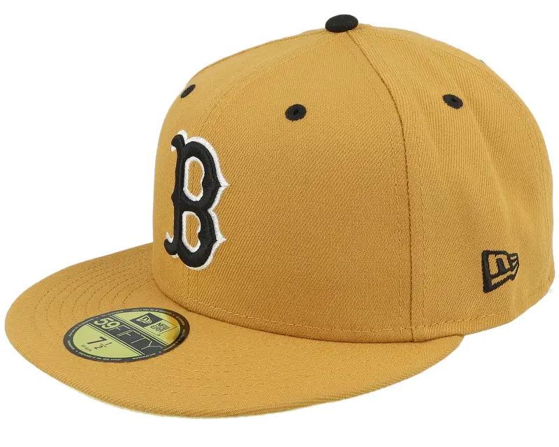 New Era Boston Red Sox Lemon Cheesecake 59FIFTY 2004 World Series Panama Tan/Black/Yellow Fitted online