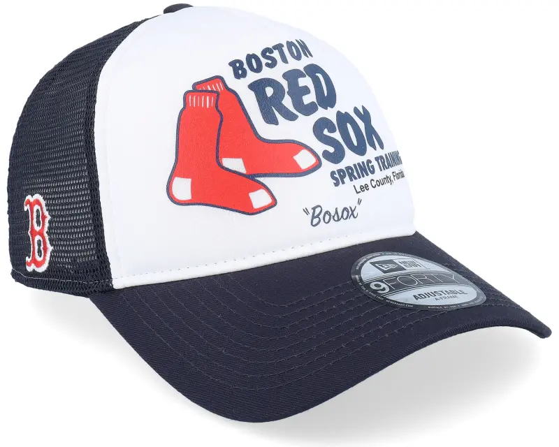 New Era Boston Red Sox M Team 9FORTY Spring Training White/Navy Trucker online
