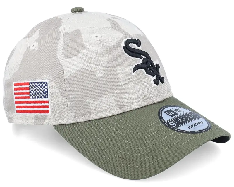 New Era Boston Red Sox MLB Armed Forces Day 9TWENTY Stone/Olive Dad Cap online