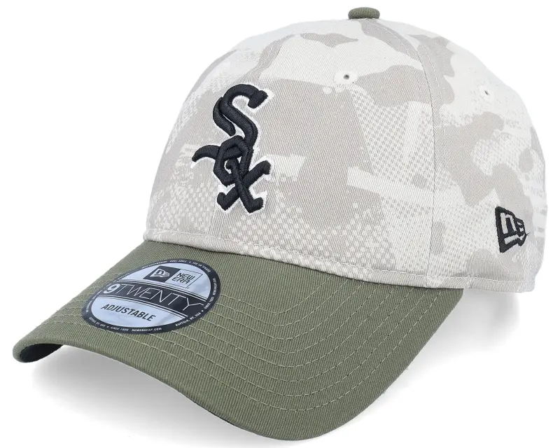 New Era Boston Red Sox MLB Armed Forces Day 9TWENTY Stone/Olive Dad Cap online