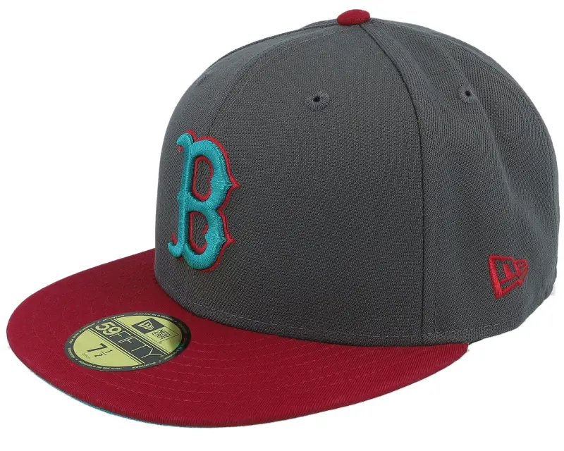 New Era Boston Red Sox Rusty Metal 59FIFTY World Series 07 Dark Gray/Cardinal Fitted online