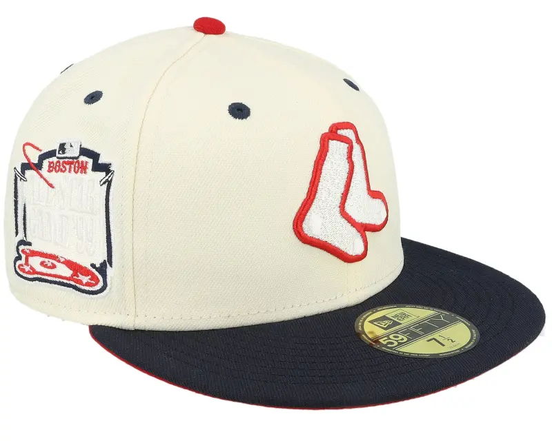 New Era Boston Red Sox Scarlet Swirl 59FIFTY 99 Chrome/Navy Fitted online