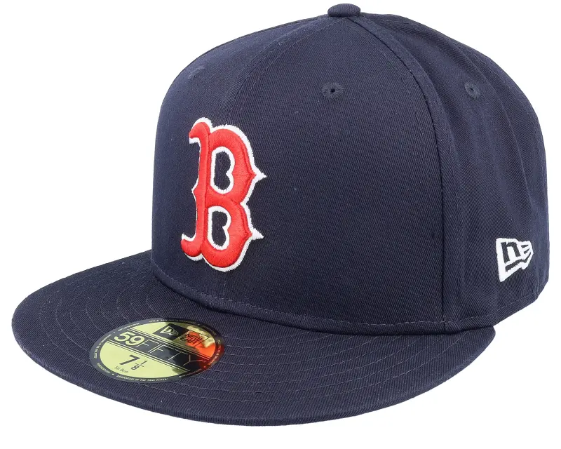 New Era Boston Red Sox Side Patch 59FIFTY Navy Fitted online