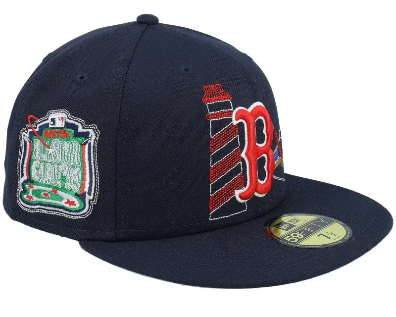 New Era Boston Red Sox State Stitch Navy Fitted online