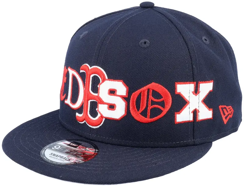 New Era Boston Red Sox Team Typography 9FIFTY Navy Snapback online