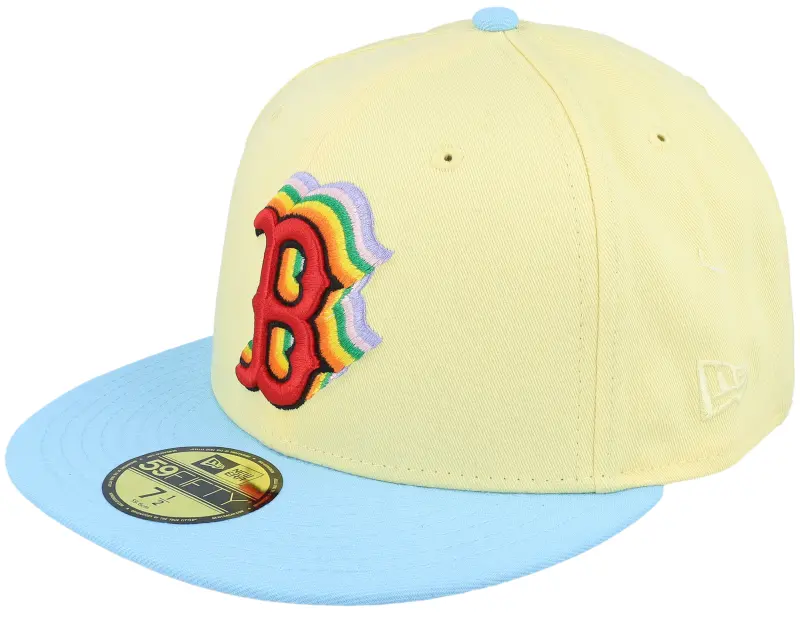 New Era Boston Red Sox Transmission 59FIFTY Yellow/Blue Fitted online