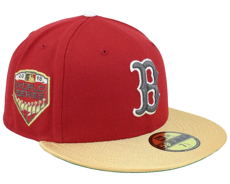 New Era Boston Red Sox Two Tone Paradise 59FIFTY 2018 H Red/Gold Fitted online