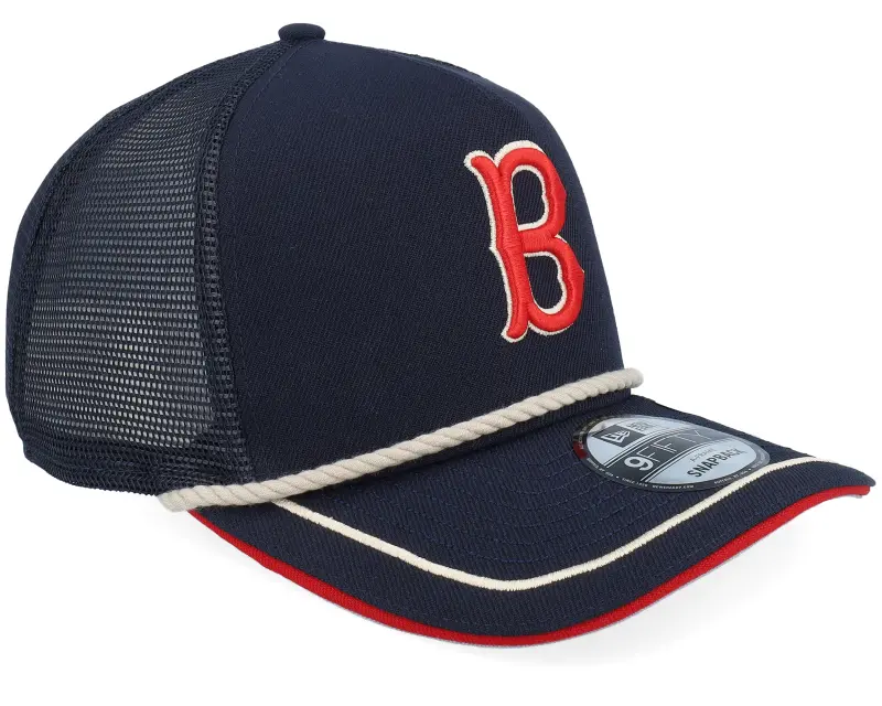 New Era Boston Red Sox Vintage Team Rope 9FIFTY Navy A-frame Trucker online